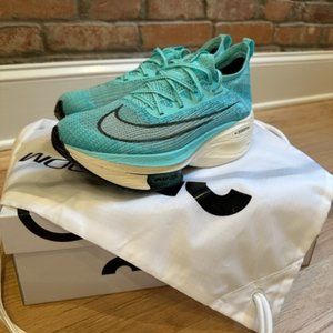 Nike Air Zoom Alphafly Next% Turquoise Running Shoes CZ1514 300 Women Size 9.5